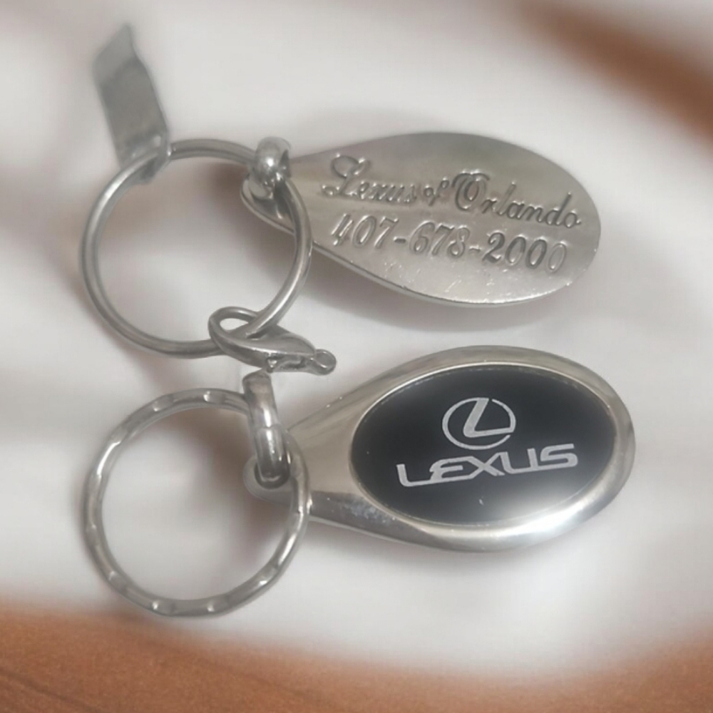 Lexus Silver and Black Key Holder